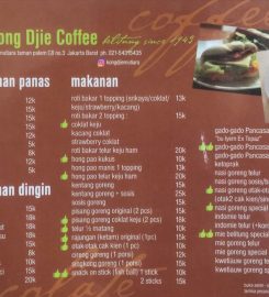 Kong Djie Coffee Belitung